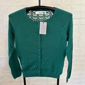 Brand New - Never worn with tags Sparrow Cardigan with detail on back (Green)